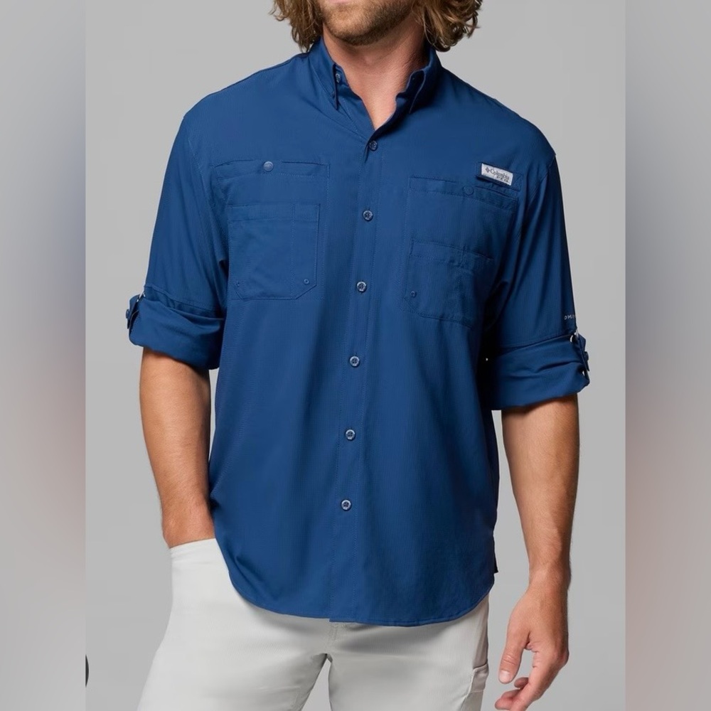 Columbia NWT Men's PFG Tamiami™ II Long Sleeve Shirt size XL
